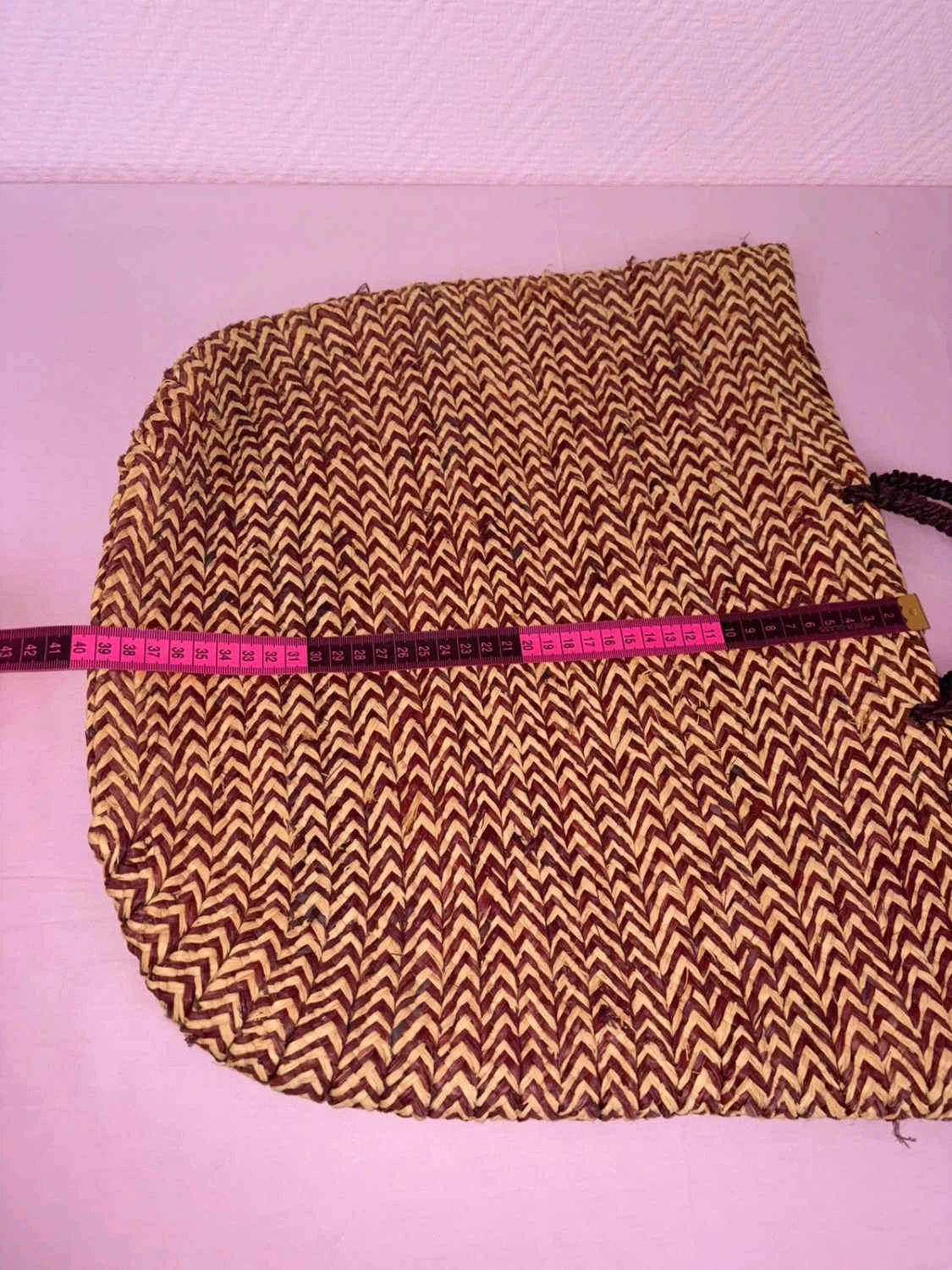 Little-used soeur straw bag rarely seen – photo 7